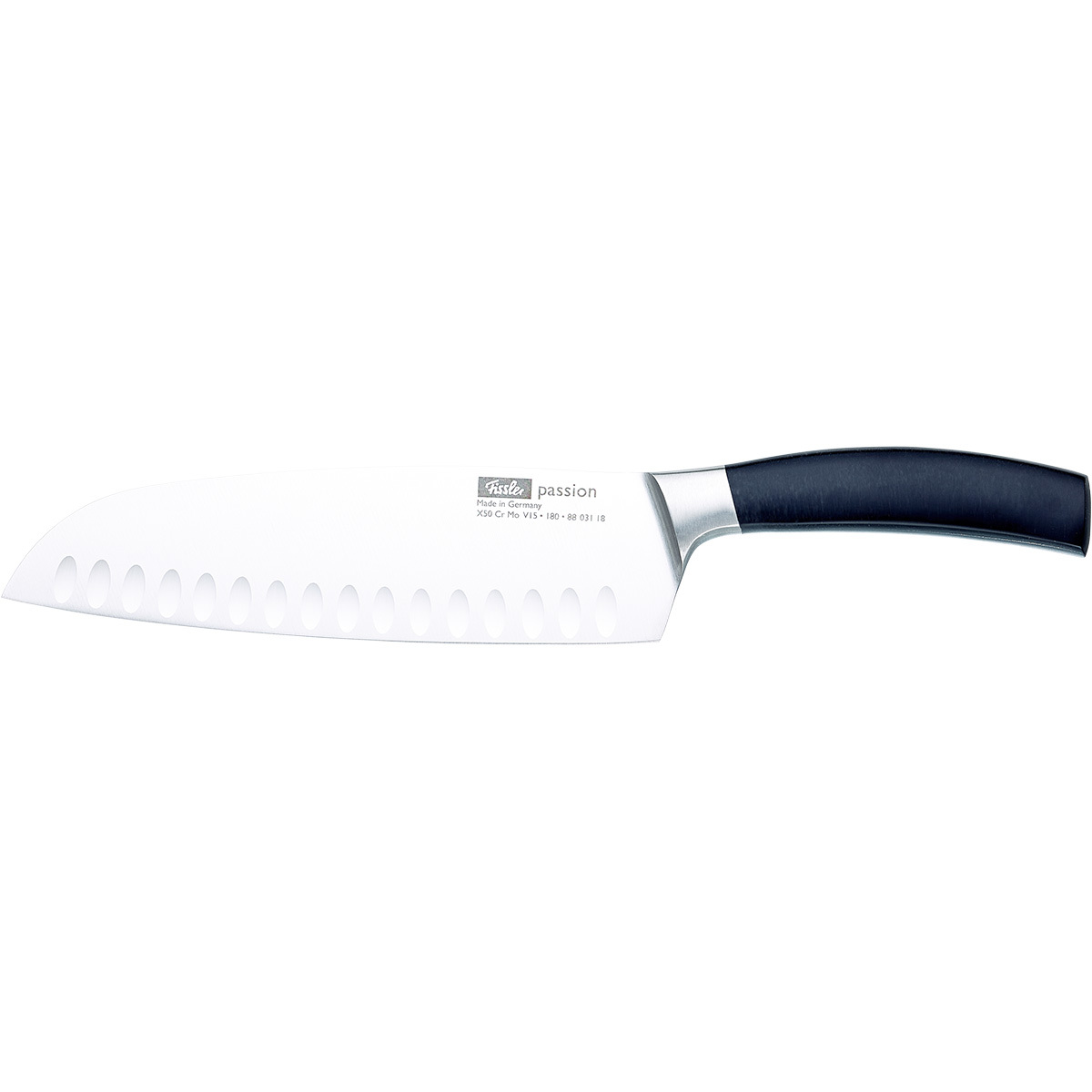 Нож Сантоку со специальными пазами Fissler Passion 14 см 8803214 - 1