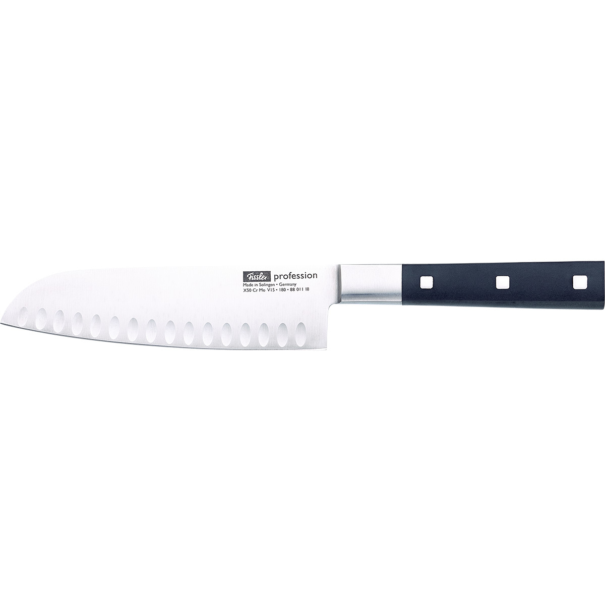 Нож Сантоку со специальными пазами Fissler Profession 18 см 8801118 - 1